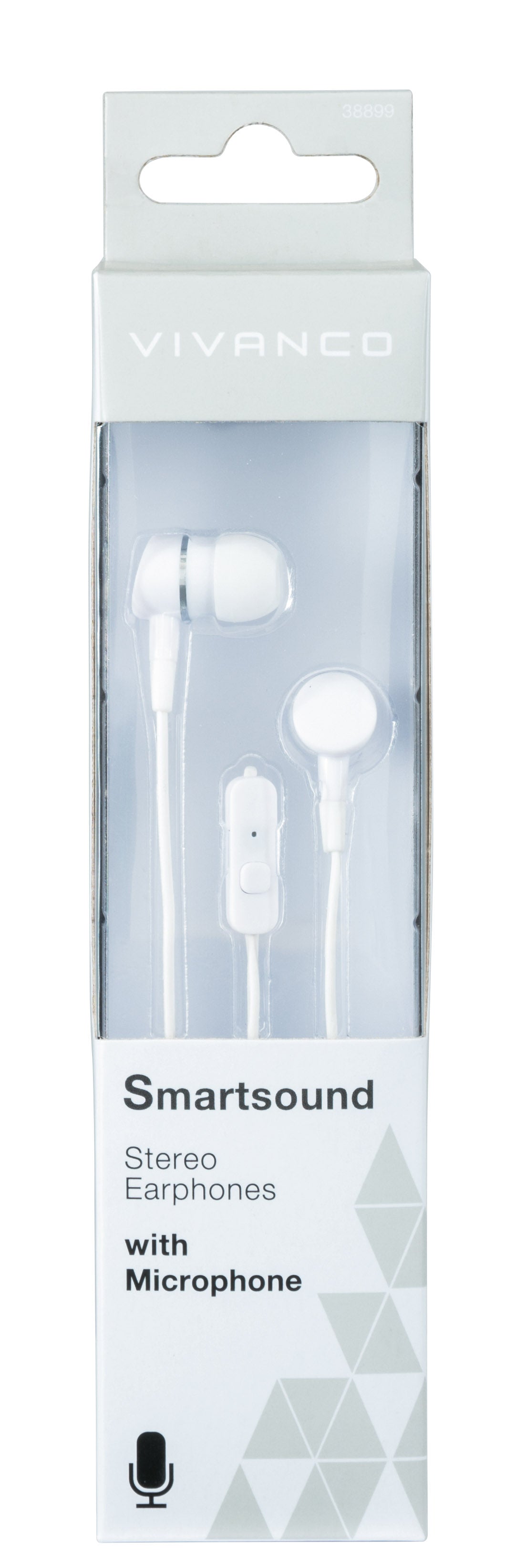 In Ear Kopfhörer mit Headset Funktion , weiss