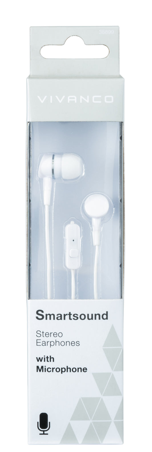 In Ear Kopfhörer mit Headset Funktion , weiss