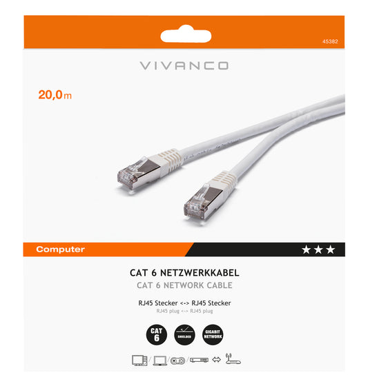 Cat6 Netzwerkkabel F/UTP 20m