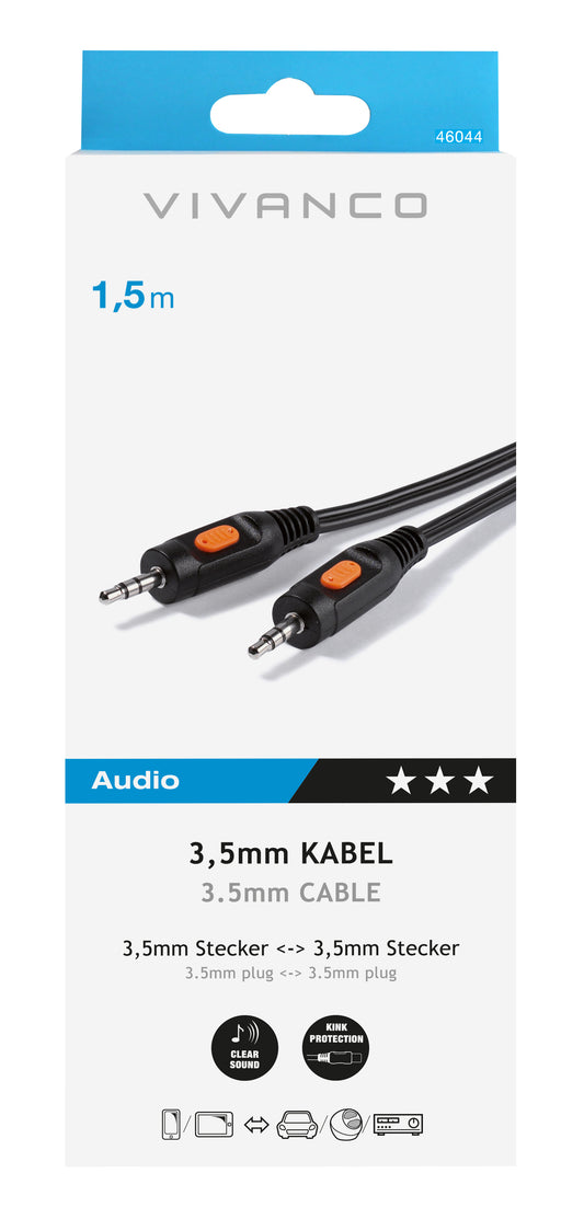 Audiokabel, 1,5 m