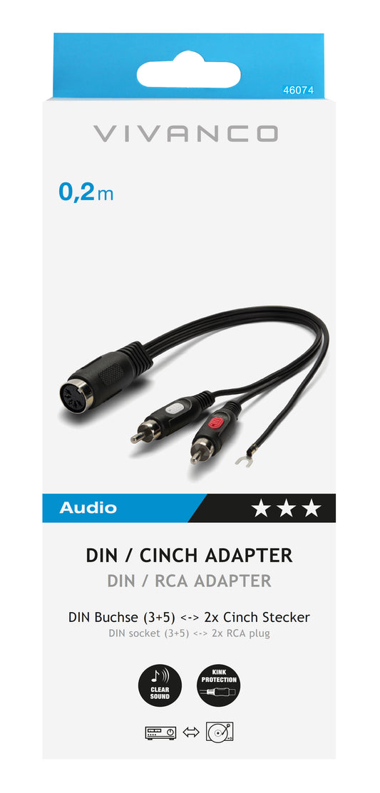 Audioadapter, 0,2 m