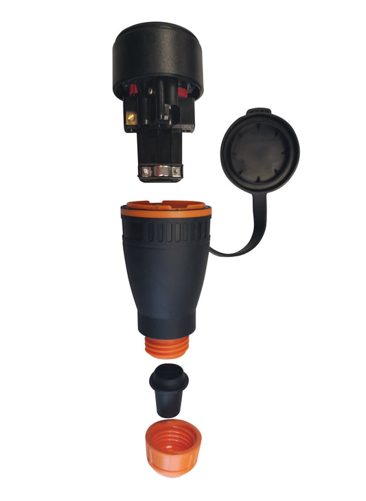 Schutzkontakt-Stecker und Kupplung, IP44