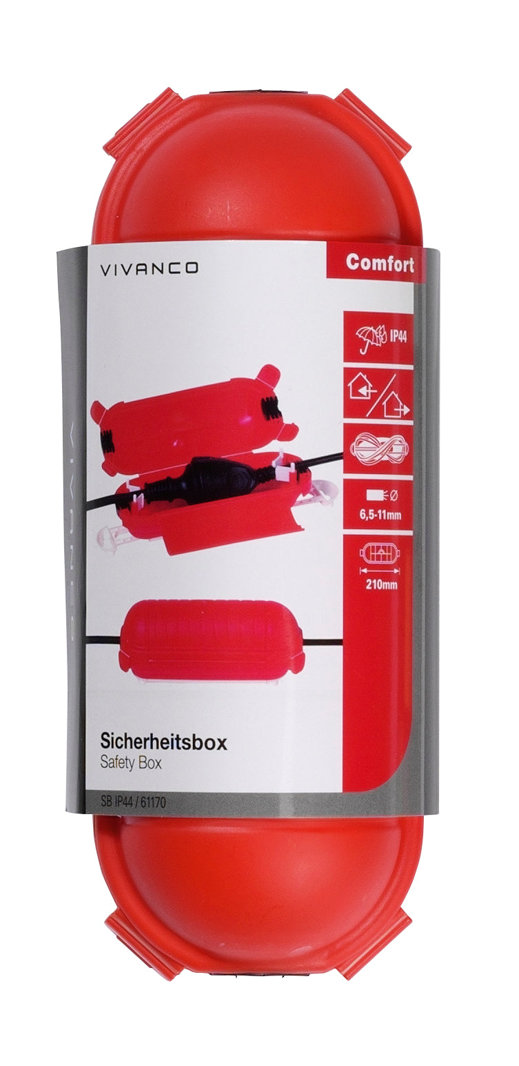 Sicherheitsbox IP44, rot