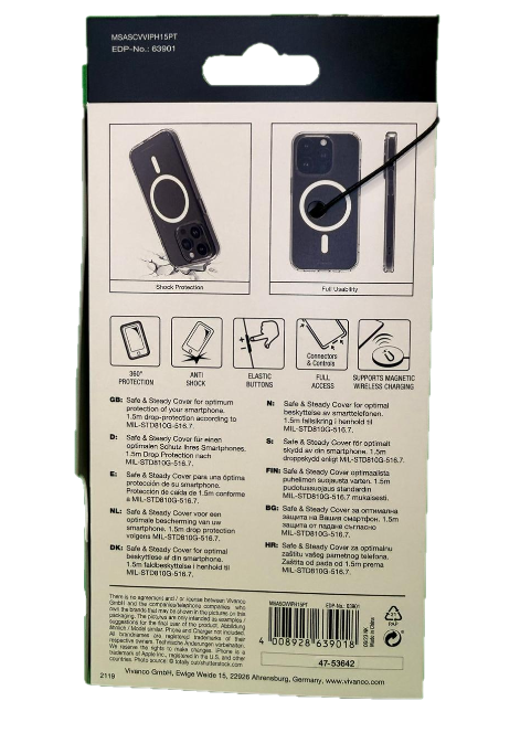 MAG STEADY Cover für iPhone 15 pro (ASIN: B0CKBJ78VZ)