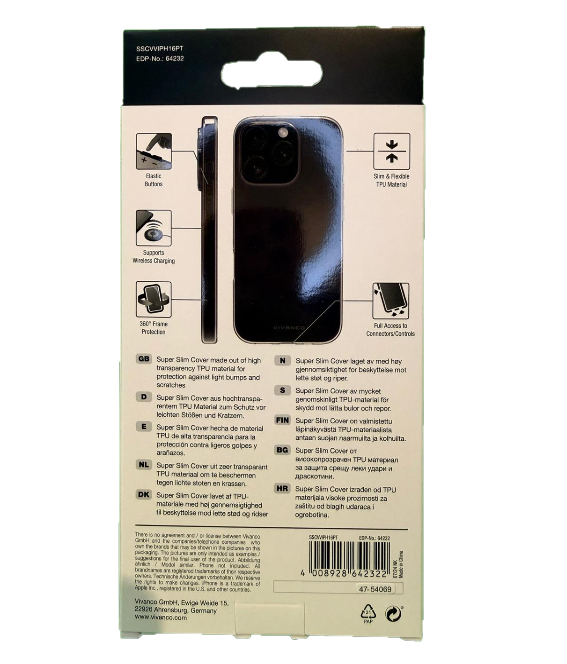 SUPER SLIM Cover für iPhone 16 pro