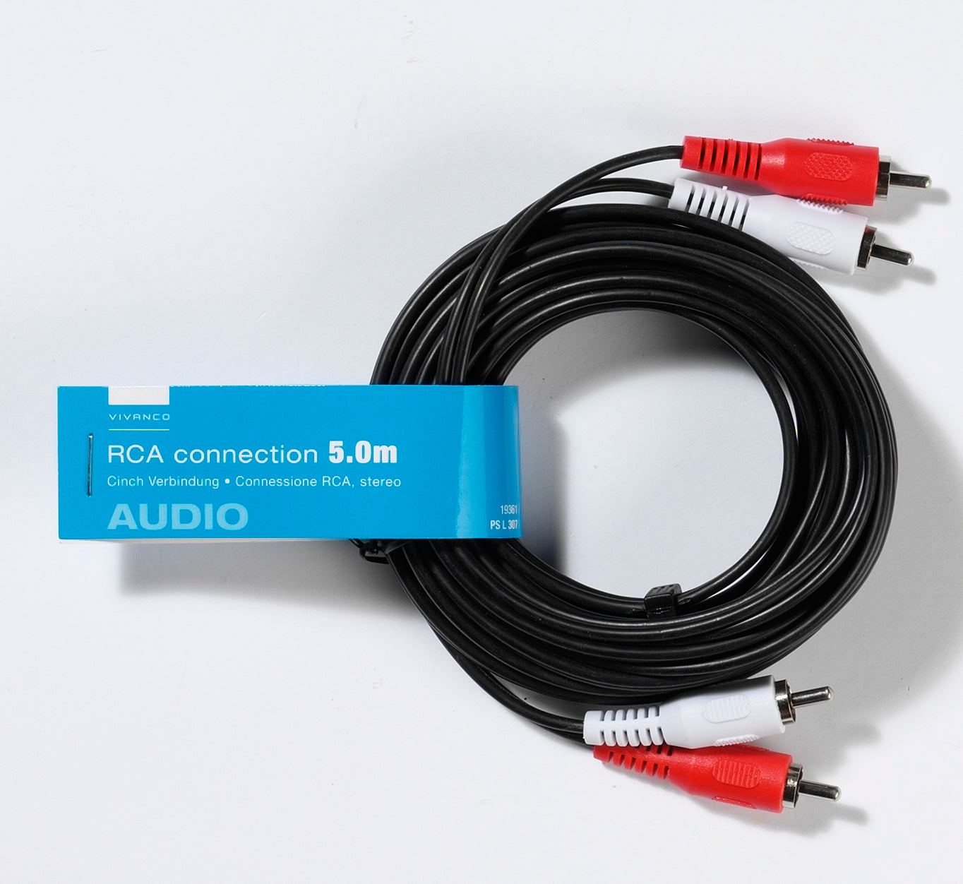 Audiokabel, 2× Cinchstecker – 2× Cinchstecker, 5 m (ASIN: B000L0XZ7O)