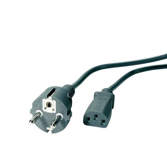Stromkabel, Schuko St. - IEC 3pol. Stecker, 1,8m