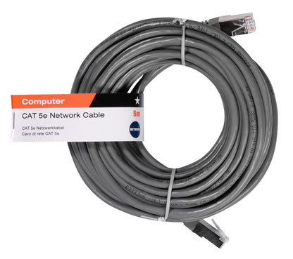 CAT5e Netzwerkkabel, grau