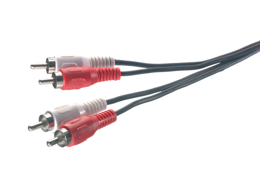 Audiokabel, 2× Cinchstecker – 2× Cinchstecker
