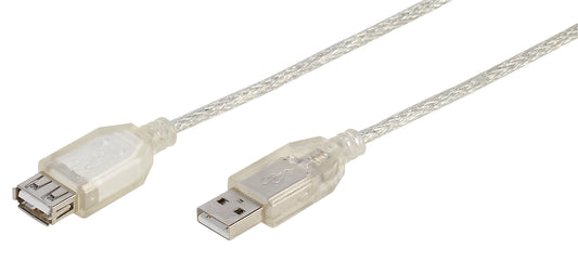 USB 2.0 komp. Verlängerung St.A-Kuppl.A, 1,8m