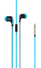 Stereo Headset mit Flachkabel , blau