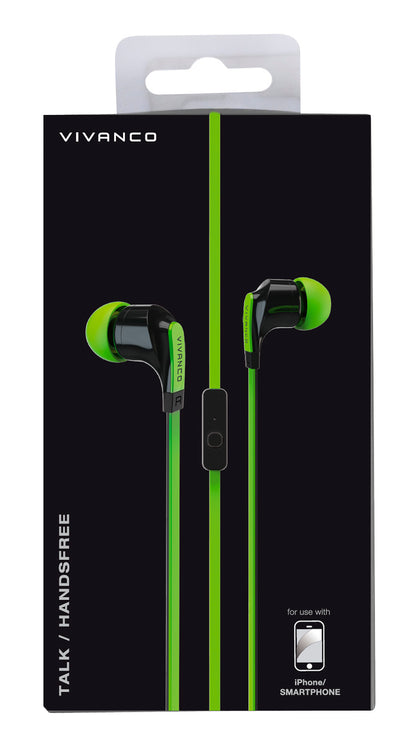 Stereo Headset mit Flachkabel , grün