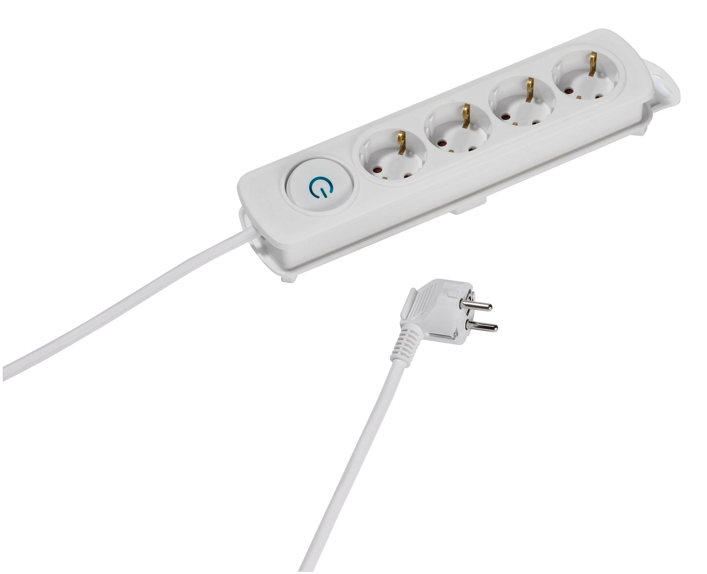 Steckdosenleiste 4fach Comfort Line, 1,4 m, weiß