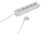 Steckdosenleiste 4fach Comfort Line, 1,4 m, weiß