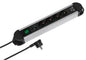 ALU Steckdosenleiste 4fach Professional, 1,6 m