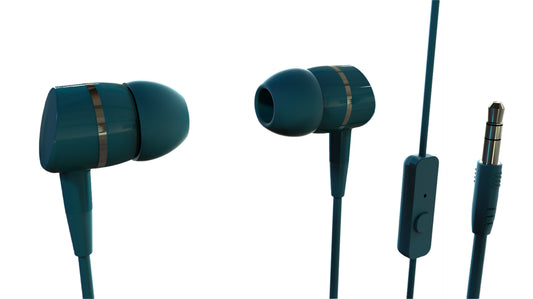 In Ear Kopfhörer mit Headset Funktion , petrol