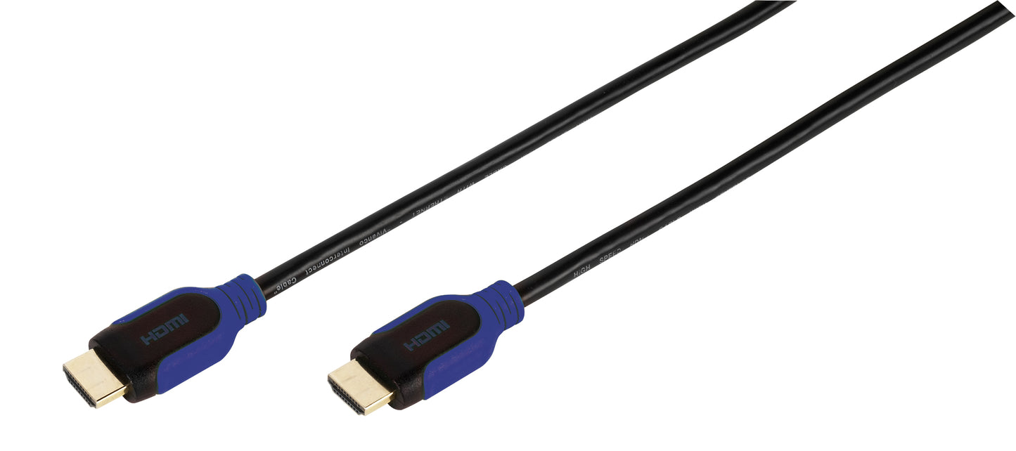 Videokabel, HDMI HIGH SPEED mit Ethernet, 5m