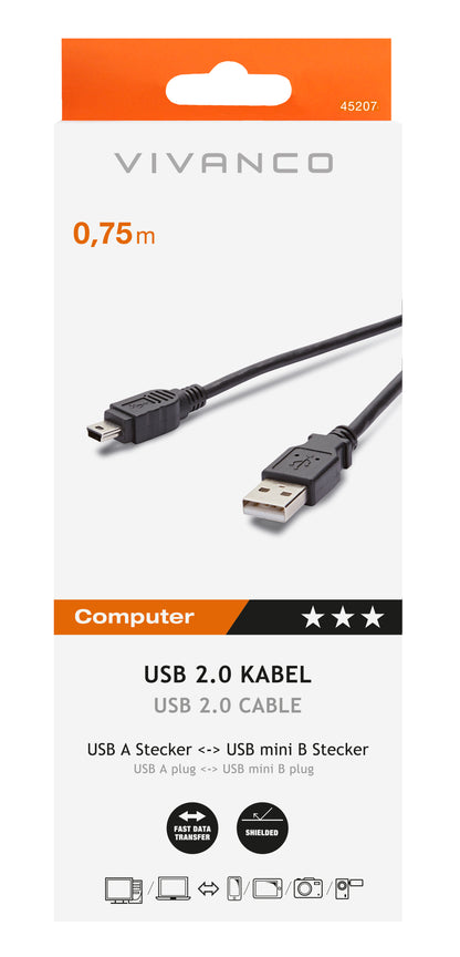 USB 2.0 zert.Kabel, St.A-St.B (ASIN: B002Y8T8YK)