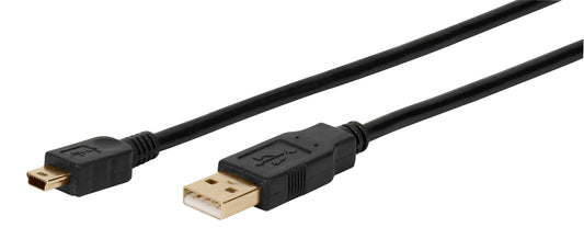USB 2.0 zert.Kabel, St.A,St. mini B, 3m