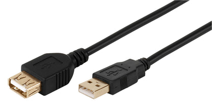 USB 2.0 Verlängerungskabel, AM-AF, 2m (ASIN: B002Y8Q208)