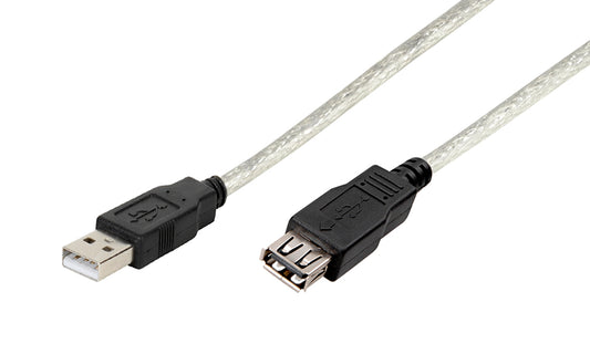 USB 2.0 komp. Verlängerungskabel, AM-AF, 1,8 m