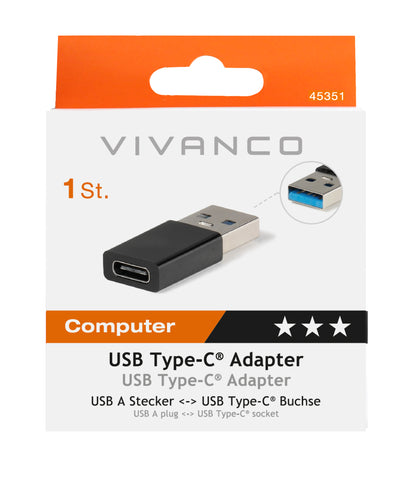 USB 3.1 Gen.1 Adapter, A-Stecker <-> C-Buchse (ASIN: B0CQ2T1PF1)