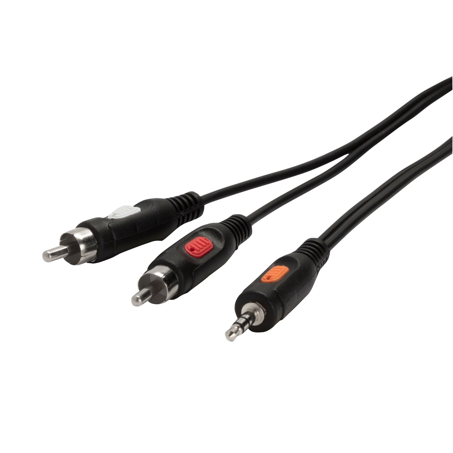Audiokabel, 3,5 mm Klinkenstecker – 2× Cinchstecker (ASIN: B002Y8TBII)