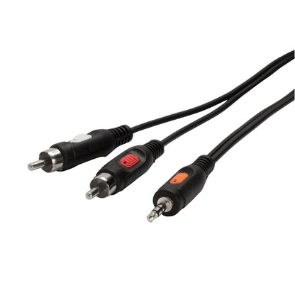 Audiokabel, 3,5 mm Klinkenstecker – 2× Cinchstecker (ASIN: B002Y8TBII)