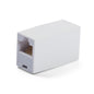 Kompaktadapter, 8P8C, ISDN, RJ45 Kuppl. – RJ45 Kuppl. (ASIN: B002Y8VHJO)