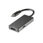 USB-C Multiport Hub 2in1, Alu Gehäuse, 4K 60Hz