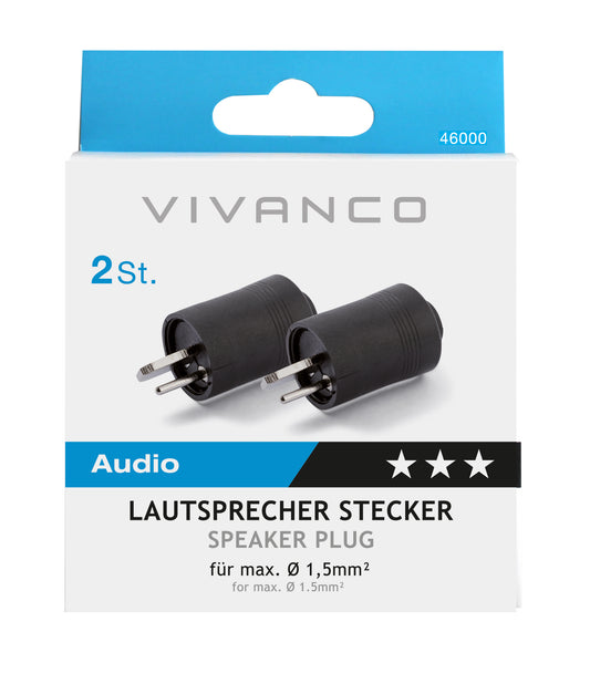 Lautsprecherstecker, schraubbar, 2-er Set (ASIN: B07BRCNQWT)