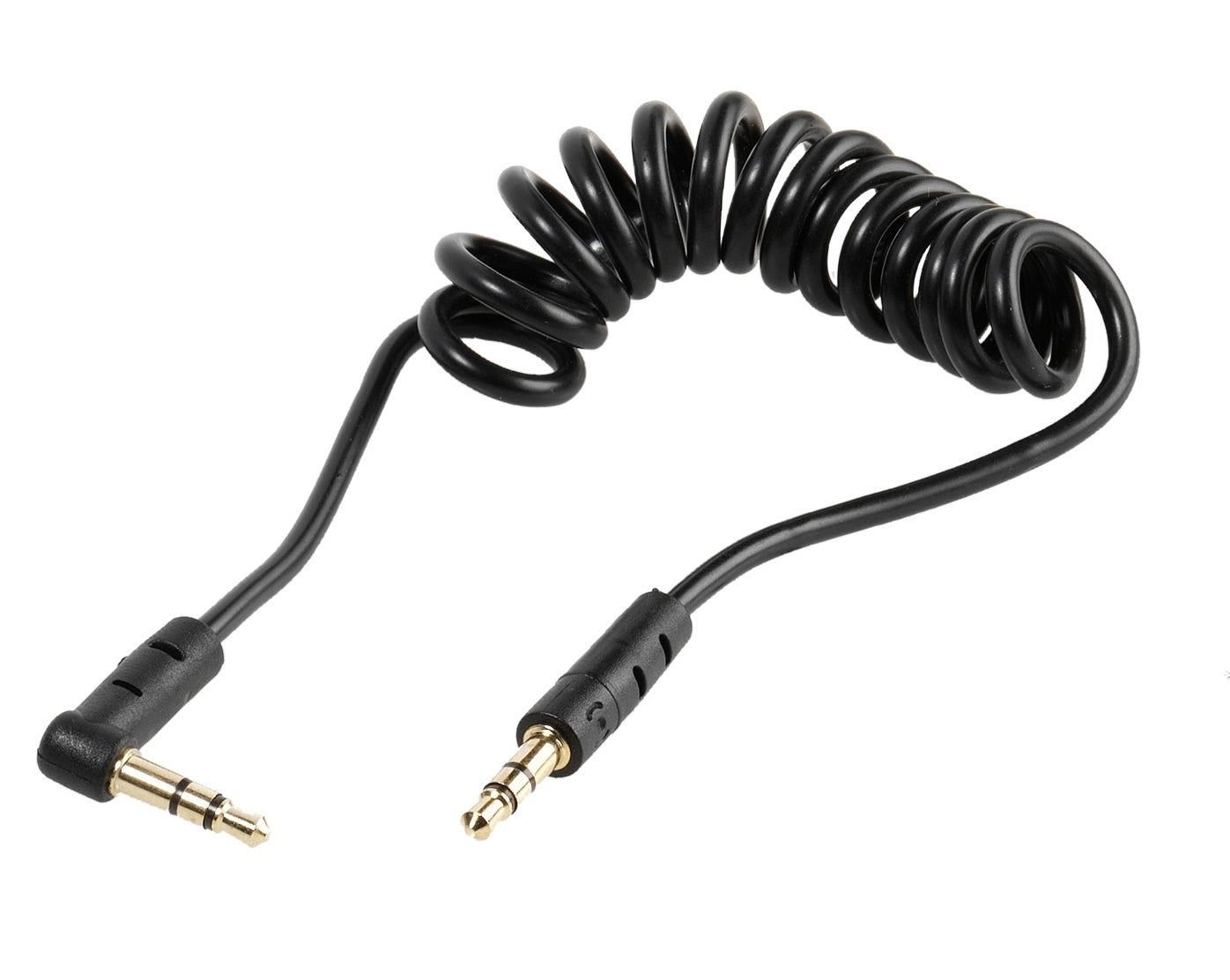 Audiokabel, Spiralkabel, 3,5 mm Stecker ↔ 3,5 mm