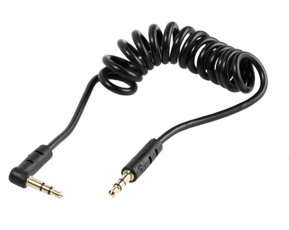 Audiokabel, Spiralkabel, 3,5 mm Stecker ↔ 3,5 mm