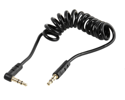 Audiokabel, Spiralkabel, 3,5 mm Stecker ↔ 3,5 mm