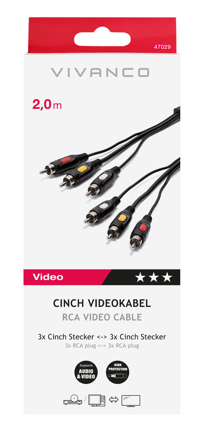 Videokabel, 2,0m