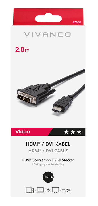 Videokabel, 2,0m