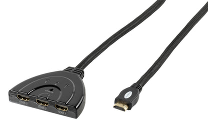 Automatischer HDMI Umschalter, 1080p 3>1 (ASIN: B07DKH7T8C)