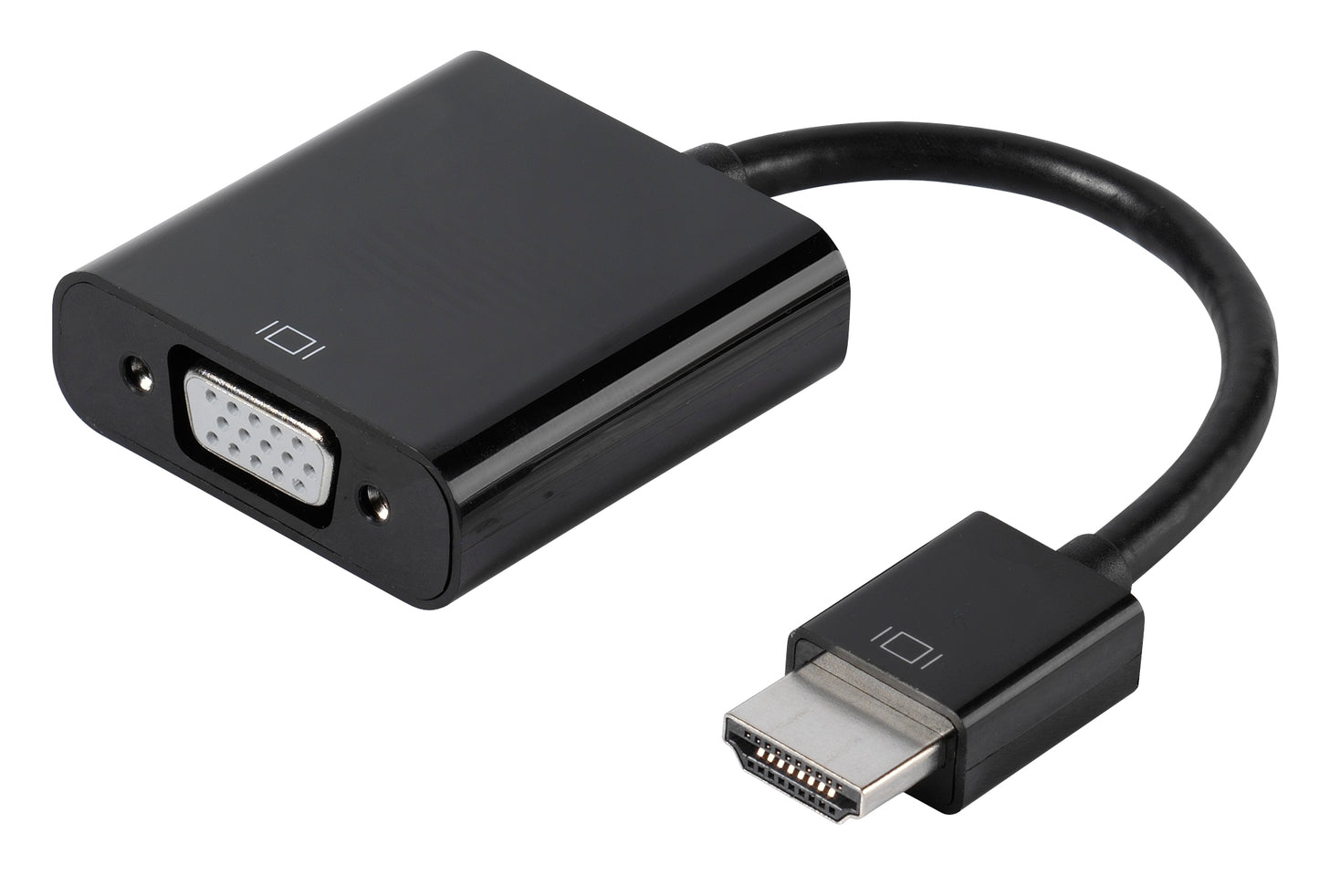 Videoadapter, HDMI Stecker ↔ VGA Buchse (ASIN: B07L5F3FDQ)