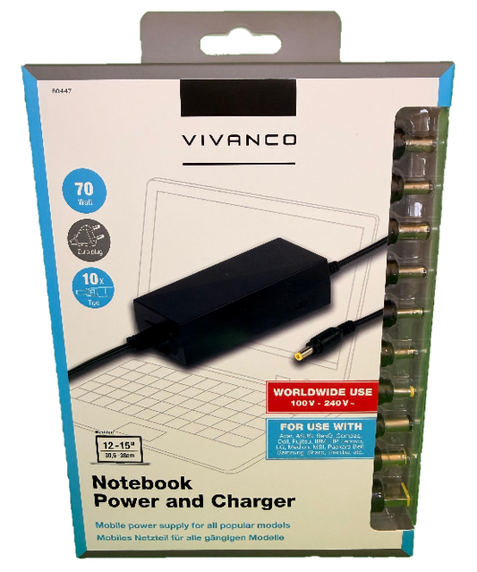 ACDC Notebook Netzteil 70W max.
