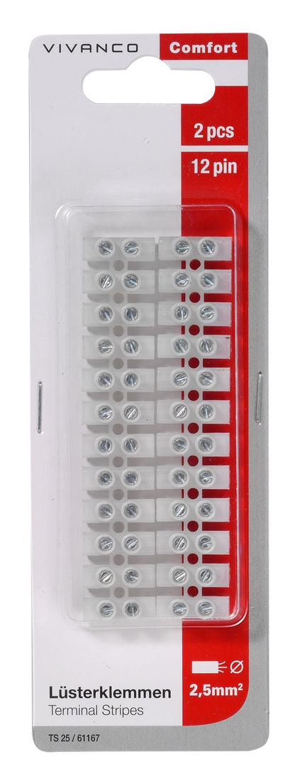 Lüsterklemmer für bis zu 2,5mm² Kabel