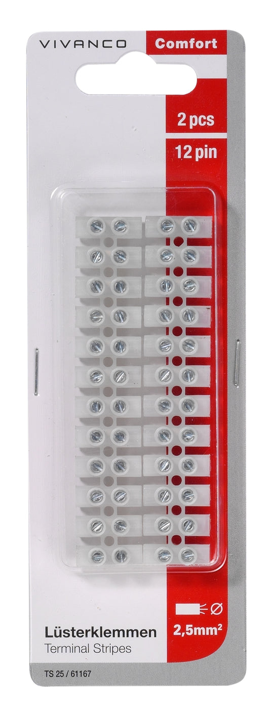 Lüsterklemmer für bis zu 2,5mm² Kabel