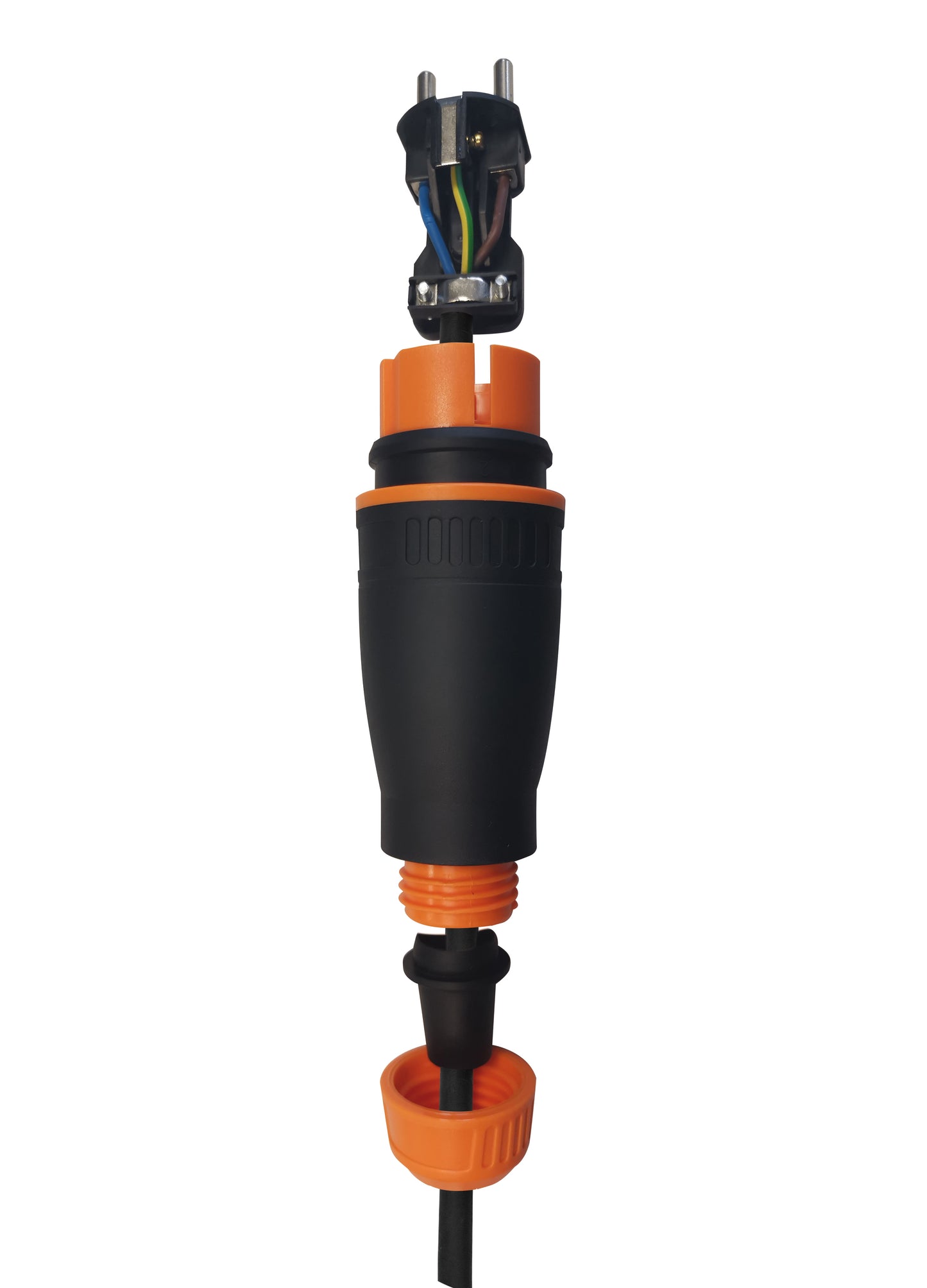 Schutzkontakt-Stecker und Kupplung, IP44