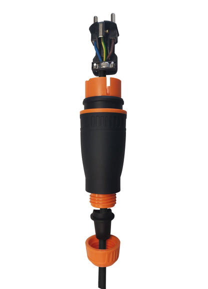 Schutzkontakt-Stecker und Kupplung, IP44