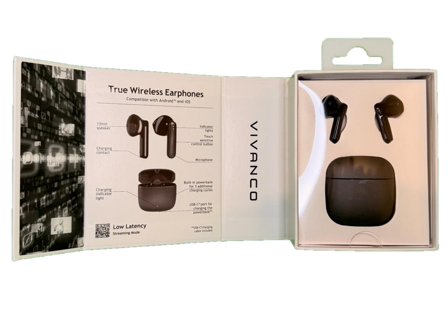 True Wireless Bluetooth Ohrhörer, Metal Case (ASIN: B0C6B5QM87)