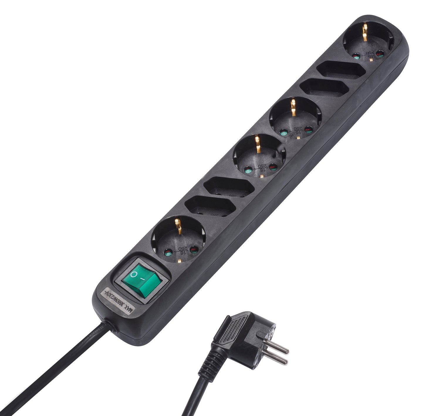 8fach Steckdosenleiste schaltbar