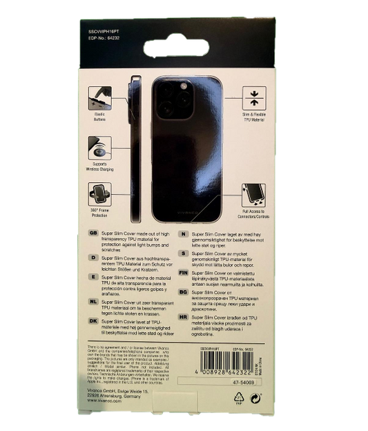 SUPER SLIM Cover für iPhone 16 pro